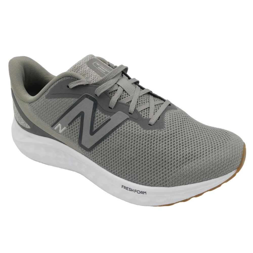 New Balance Men's 11 2E Fresh Foam Arishi v4 Running Shoes Gray MARISEG4